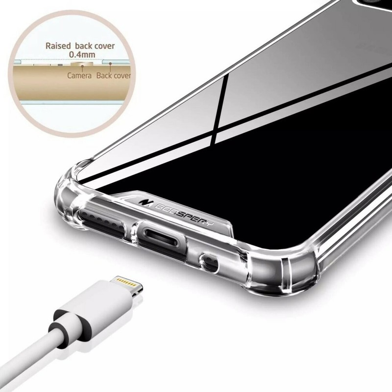 Samsung Galaxy S21 FE Mercury Goospery Super Protect Clear TPU Shockproof Case gallery