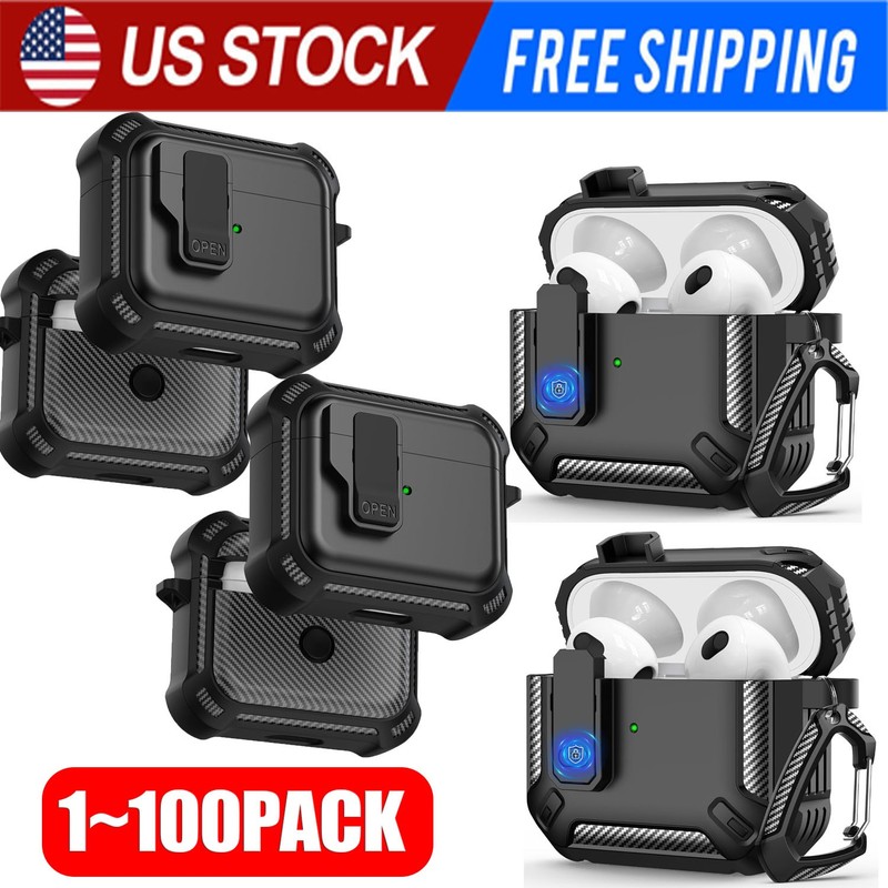 Protective Case Cover For Apple AirPods Pro 3rd / 2nd /1st Gen Shockproof Lot