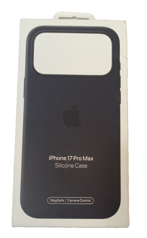 Original Apple iPhone 17 Pro Max Silicone Case with MagSafe – Black ​​​​​​​