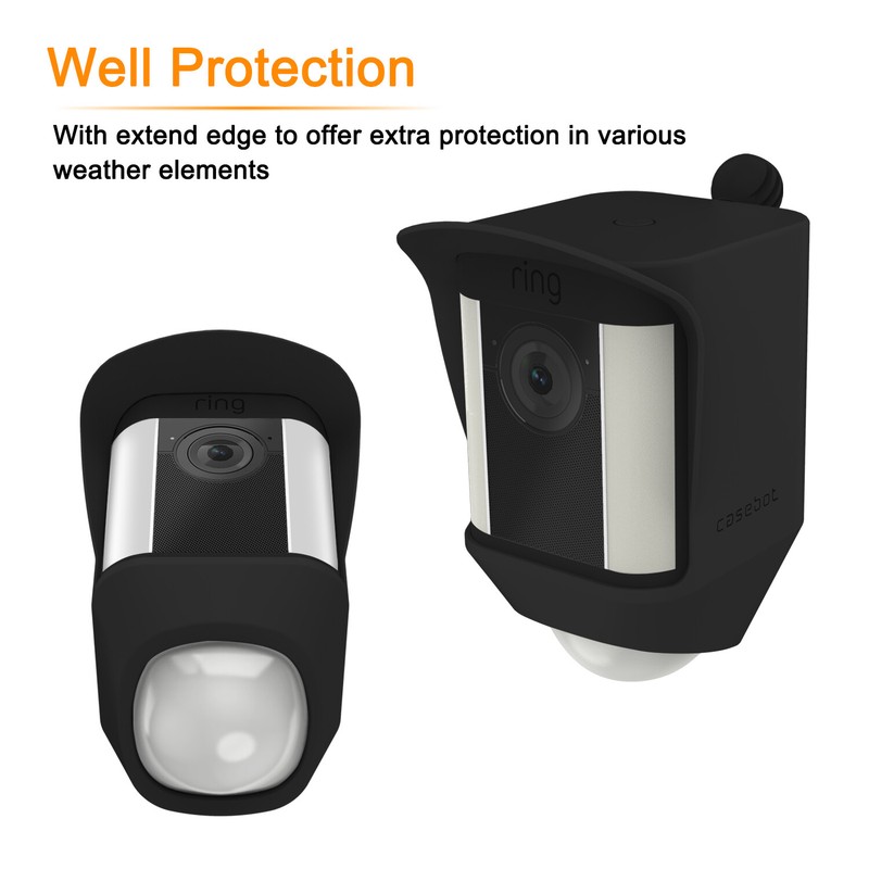 For Ring Spotlight Cam Battery HD Security Camera Soft Silicone Protective Case gallery