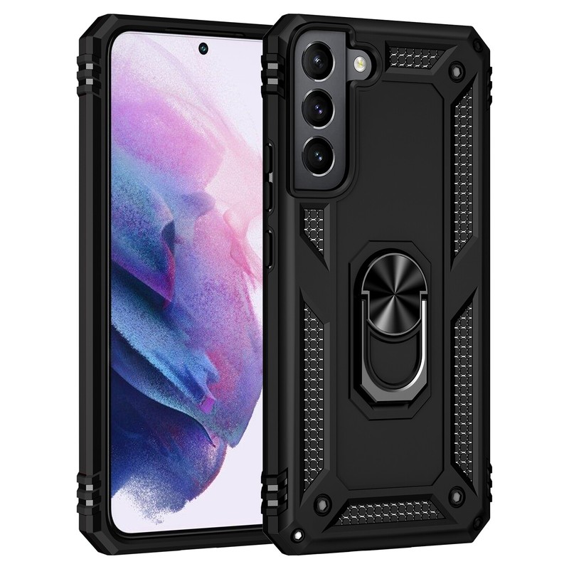 For Samsung Galaxy S22 Case With 360 Degree Rotating Ring Kickstand