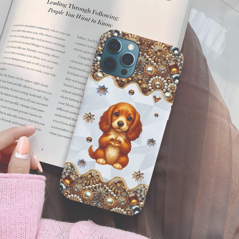 Personalized English Cocker Spaniel Dog Tough Phone Case Cover iPhone 17 16 15