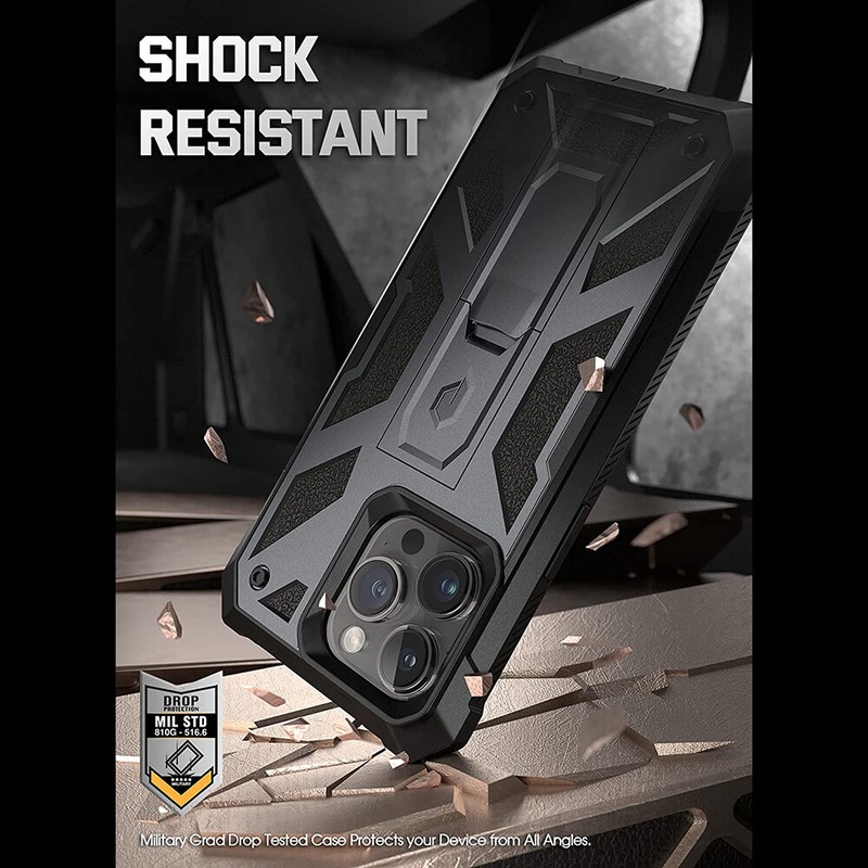 For iPhone 14 Pro Max 14 Pro 14 Plus 14 Case ShockProof Rugged Cover w/Kickstand gallery