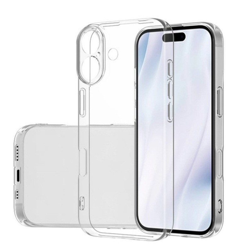 For iPhone 17 Air 17 Pro Max Case Ultra-thin Flexible TPU Clear Shockptoof Cover gallery