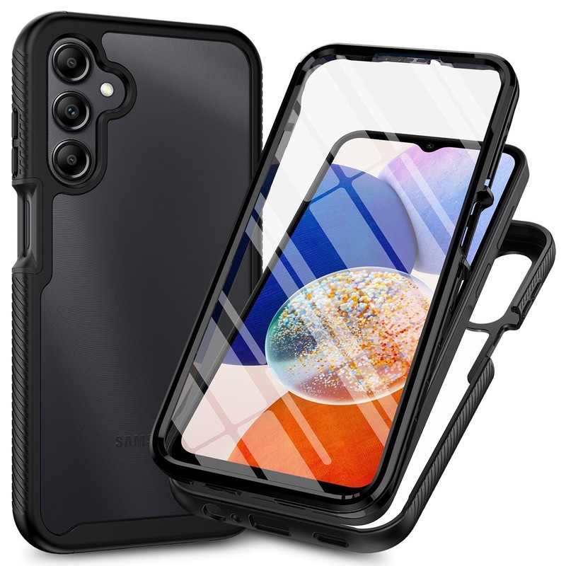 Full Body Case for Google 6A 7A 8 9A 10 Pro XL Black + Front ARMOUR Phone Cover