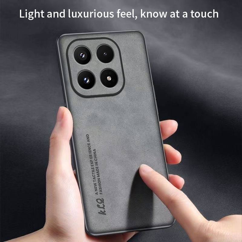 For XiaoMi 17, Shockproof Retro Leather Business Soft Rubber Back Cover Case gallery