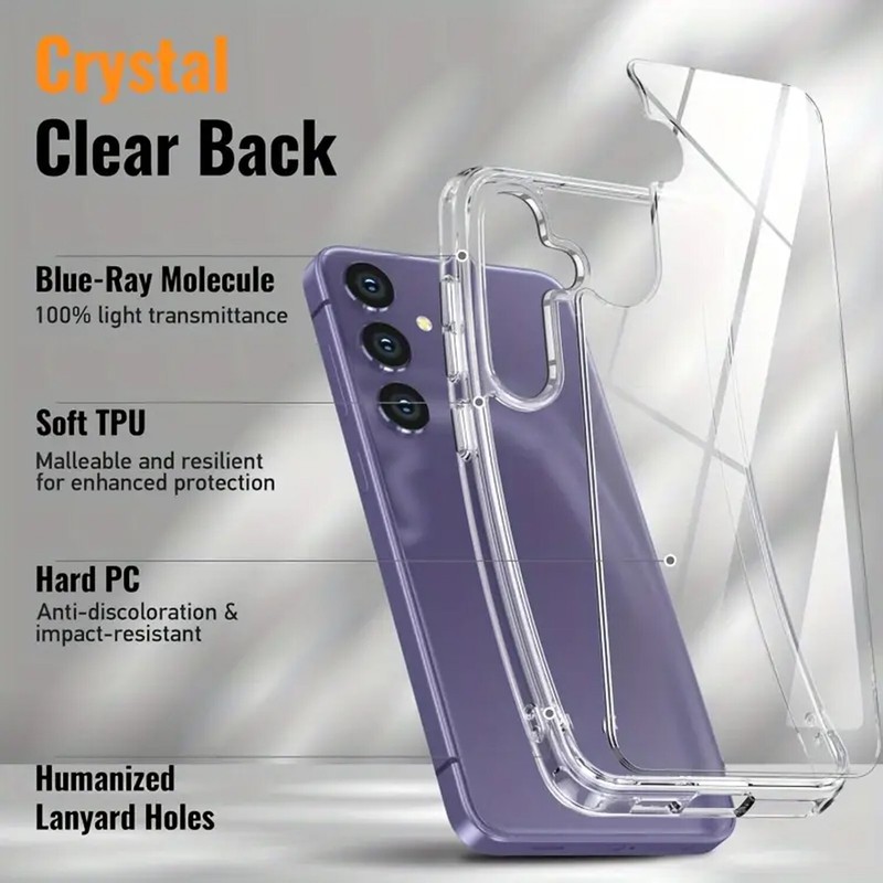 For Samsung Galaxy A15 5G A14 A03s A13 A54 Case Phone Cover Screen Protector gallery
