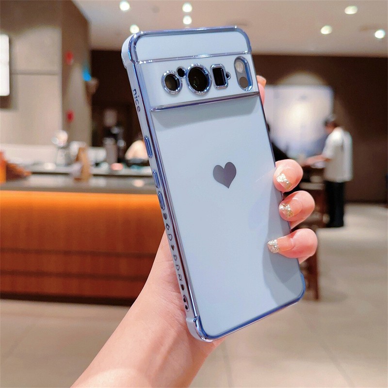 For Google Pixel 7A 8 Pro 9 Pro Plating Phone Case Silicone Protective Shell