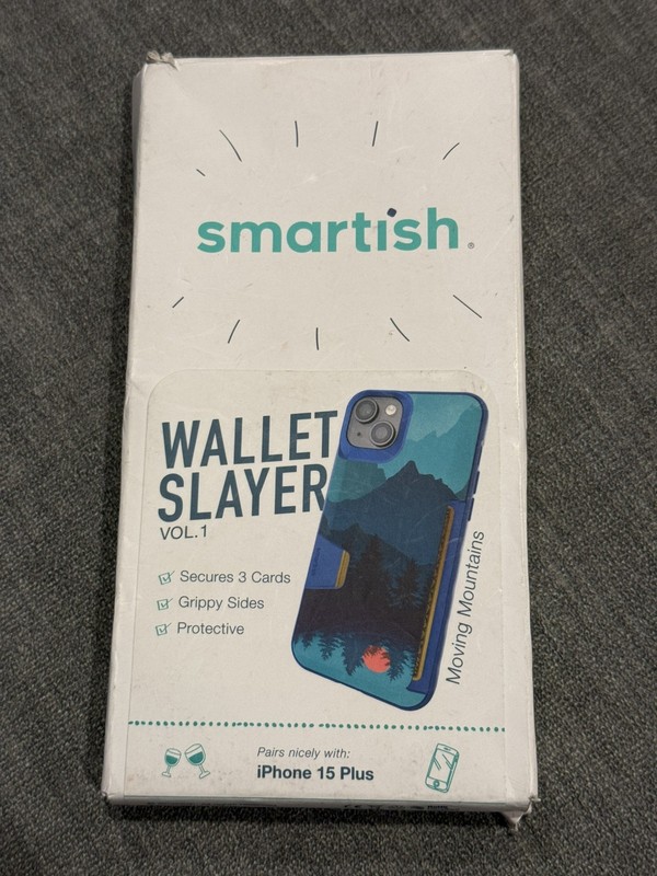 Smartish - Wallet Slayer Vol. 1 - iPhone 15 Plus case - Mountains