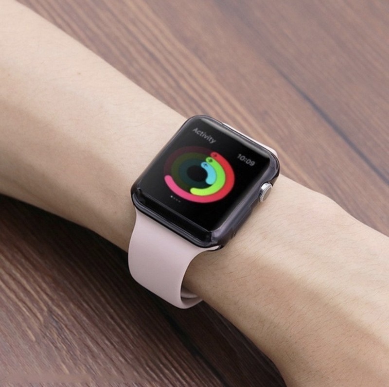 For iWatch Watch Series 3 2 1 Color Protector Cover Case with Screen 38mm 42mm gallery