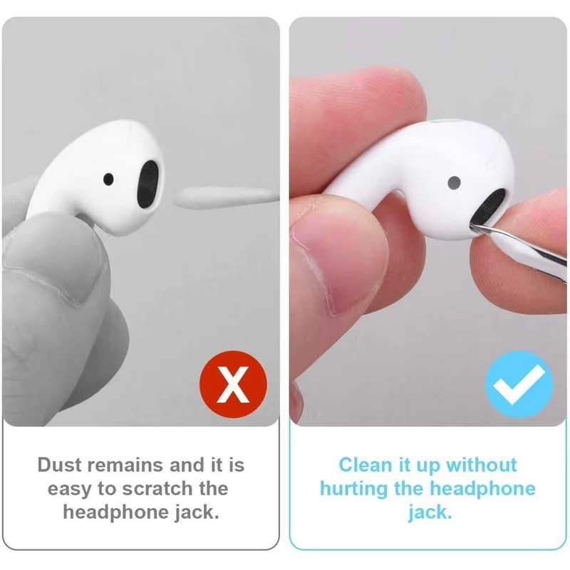 Cleaning Pen For Airpods Pro 1 2 Earphones Cleaner Kit Soft Brush Case Earbuds gallery