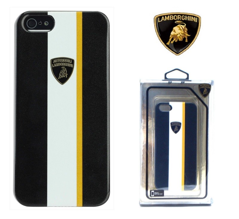 Lamborghini Gallardo D1 PC w/Metallic w/UV Back Cover Case for iPhone5 US-SELLER