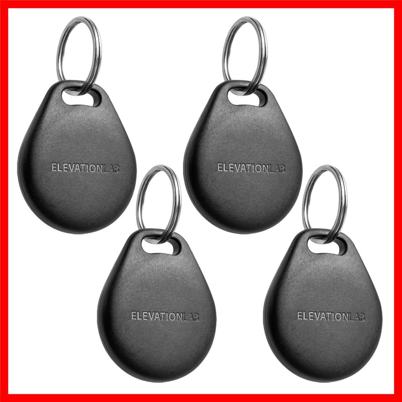 TagVault 4-Pack: Ultra-Compact, Waterproof AirTag Keychains
