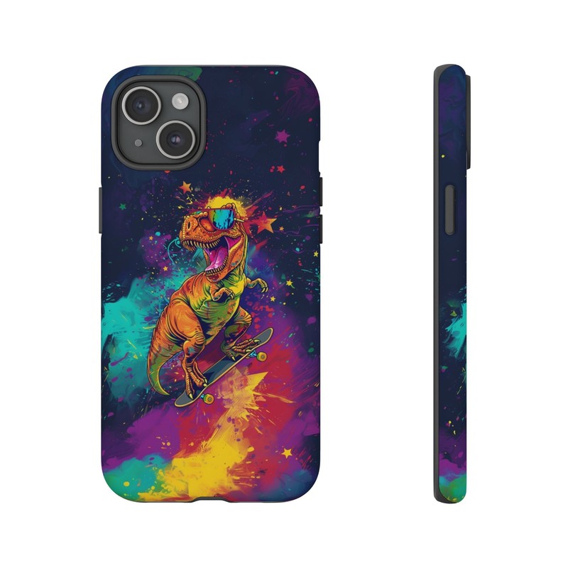 T-Rex Dinosaur Skateboard – Phone Cover Case for iPhone | Galaxy | Pixel