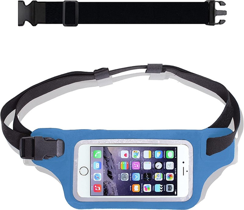 Blue Waterproof Running Swimming Belt Fanny Pack – fits iPhone FREE SHIPPING