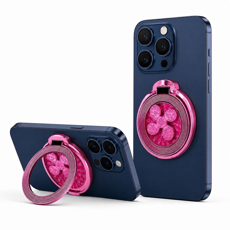 Rotating Wheel Gyroscope Decompression Magnetic Charging Bracket With Adhesive