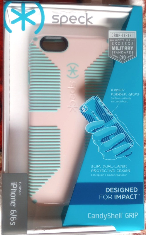 SPECK Candyshell Grip Case iPhone 6/6s Light Pink/River Blue NIB