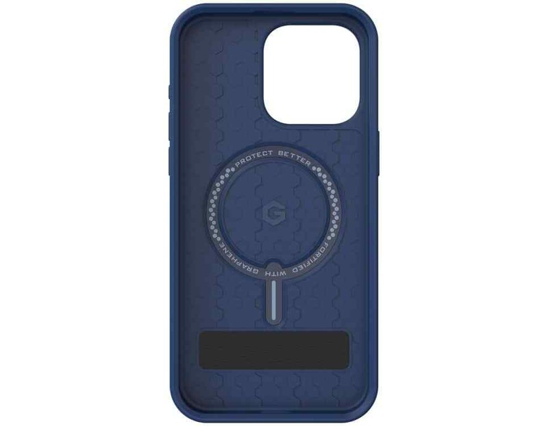 Zagg Denali Snap With Kickstand Ultra Protective Navy Blue Case - iphone 6.7 Pro gallery