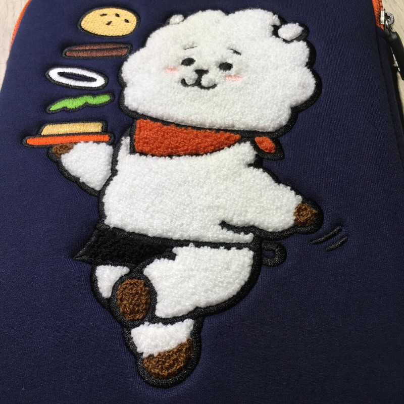 BTS BT21 Tablet (10 inch) Pouch Protection Zipper Case BTS BT21 RJ BITE Version gallery