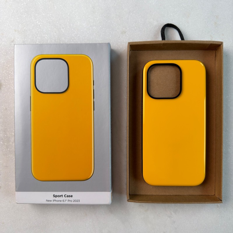 Nomad Sport Case – Apple iPhone 15 Pro – Limited Edition – Racing Yellow -NEW
