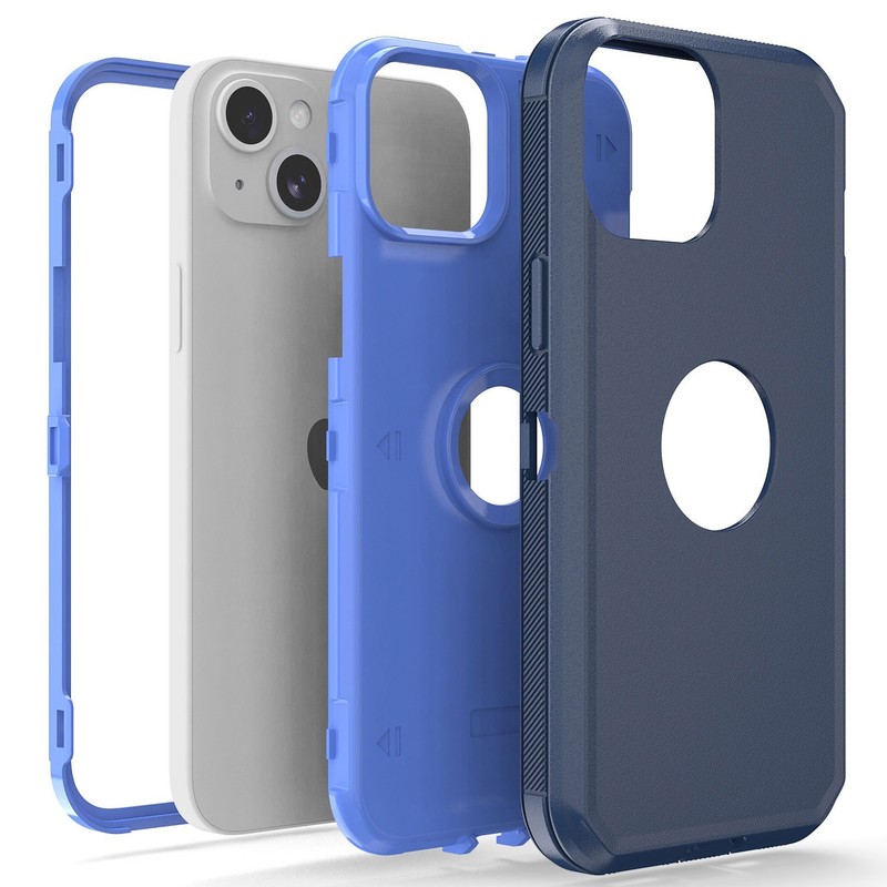 Case For iPhone 13 Heavy Duty Dual-Layer Rugged Shockproof Protective Phone Cove gallery