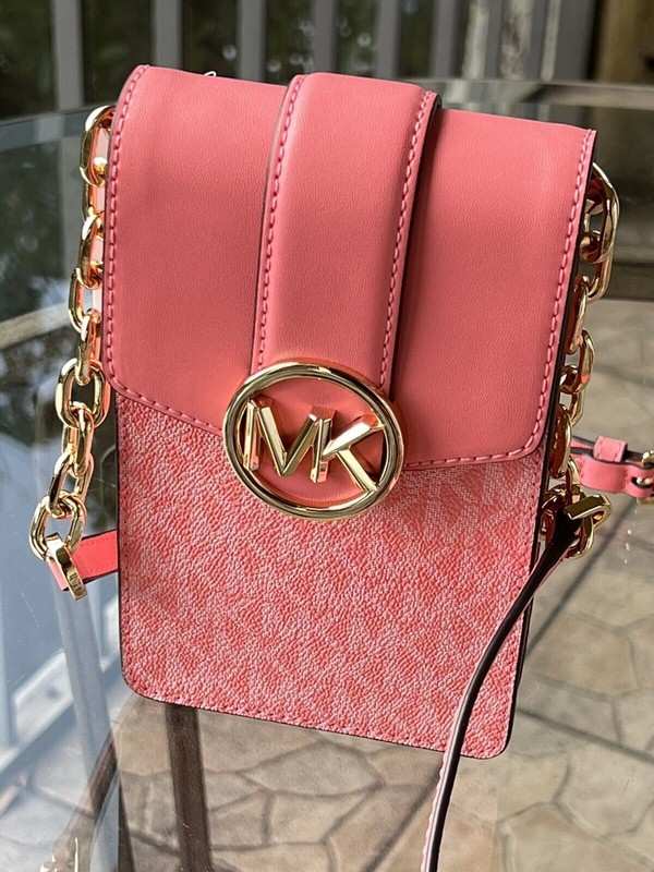 MICHAEL KORS WOMENS FASHION IPHONE SAMSUNG CASE PHONE HOLDER CROSSBODY BAG PURSE