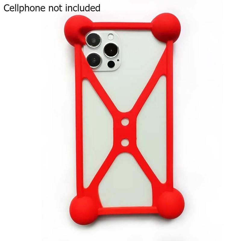 Silicone Soft Universal Four-Corner Anti-Drop Silicone Case for 5-6.7 inch Phone