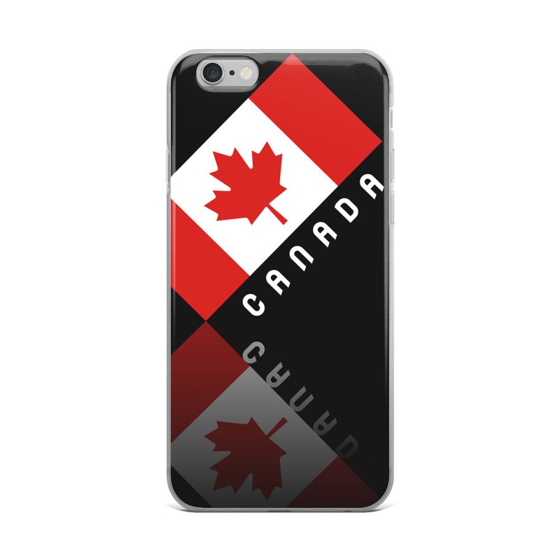 iPhone XR, XS Max, X, 6,7,8, 8 Plus Elegant Maple Leaf Flag Case