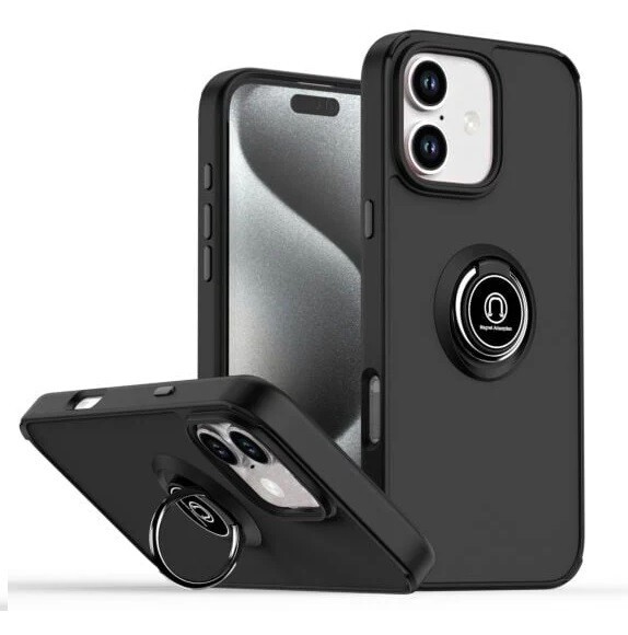 Lot/5 Shockproof TPU Case w/Magnetic Ring for iPhone 16/16+/16 Pro/16 Pro Max gallery