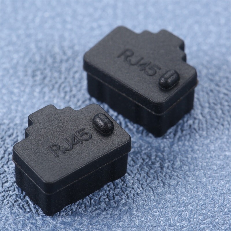 10X Ethernet Hub Port RJ45 Plugs Protector Cap Prevent Dust Debris TO Port Cover gallery