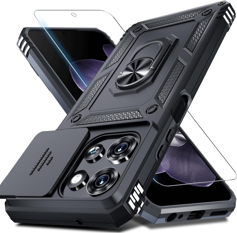 Janmitta for Moto G 2026/2025 Case,Moto G Play 2026 G (2025/2026), Black