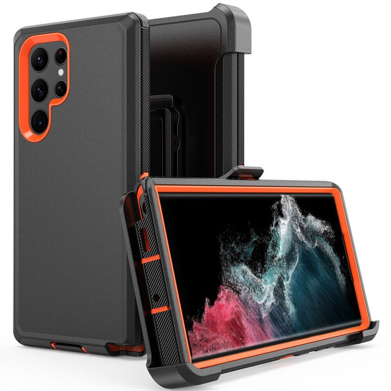 For Samsung Galaxy S22 Ultra/S22 Case Cover w/Clip fit Otterbox Defender +Screen gallery