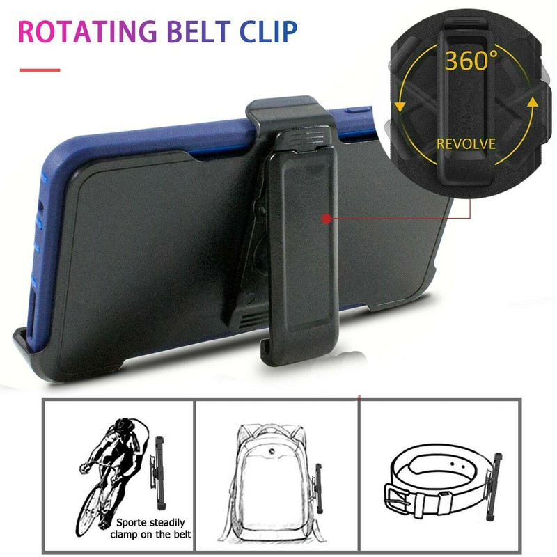 For iPhone X XS XR MAX Heavy Duty Rugged Shockproof Cover Case With Belt Clip gallery
