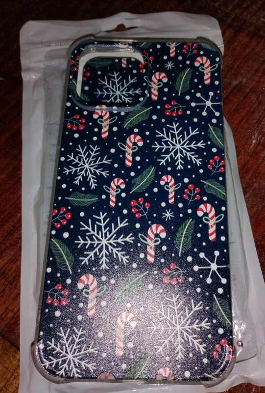 Christmas Phone Case iPhone 13 Pro Max Cany Canes And Snowflakes Winter Fun Gift