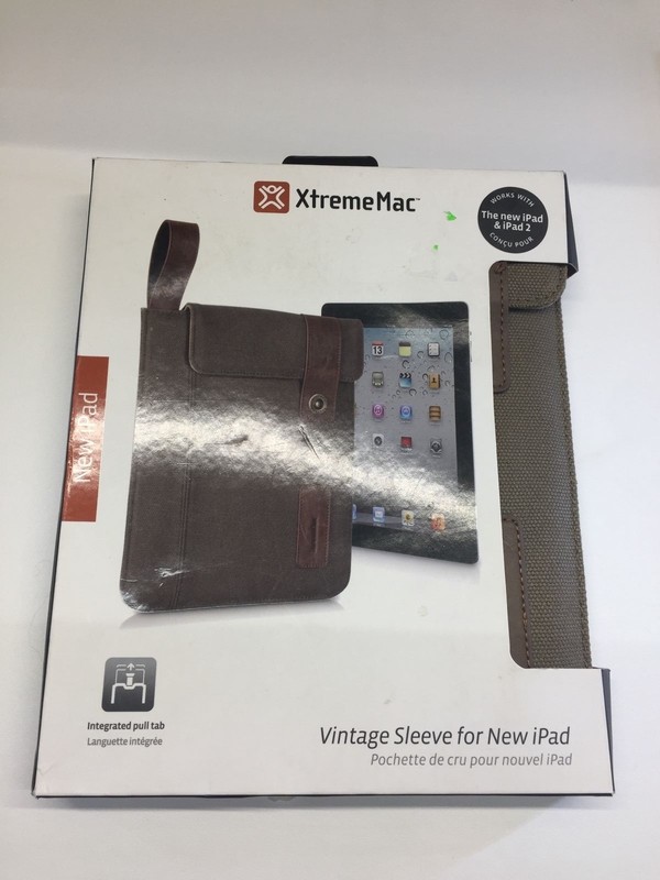 XtremeMac Vintage Sleeve For iPad 2/3/4 – Brown