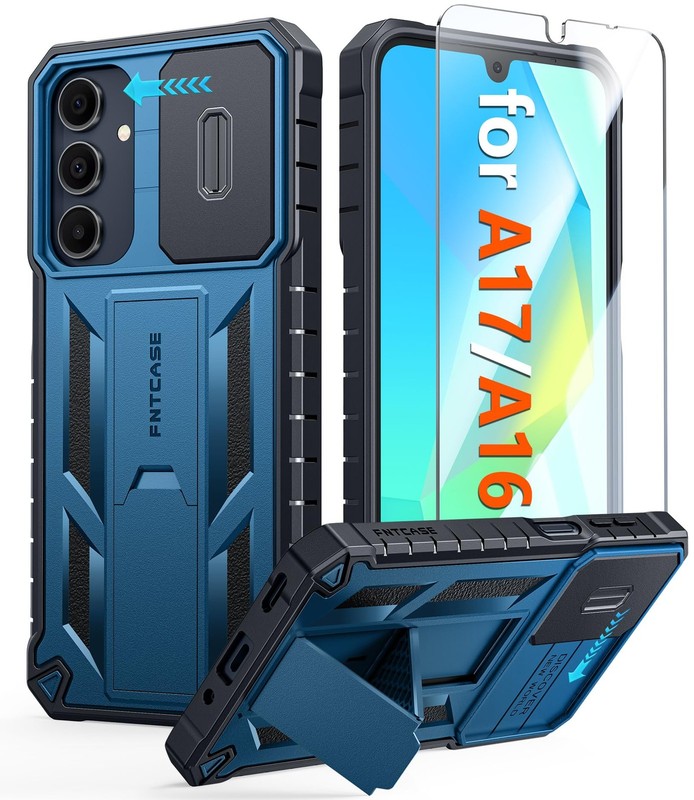 for Galaxy A17/A16-5G Case: Samsung A17 5G Military-Grade Dropproof Phone Cover