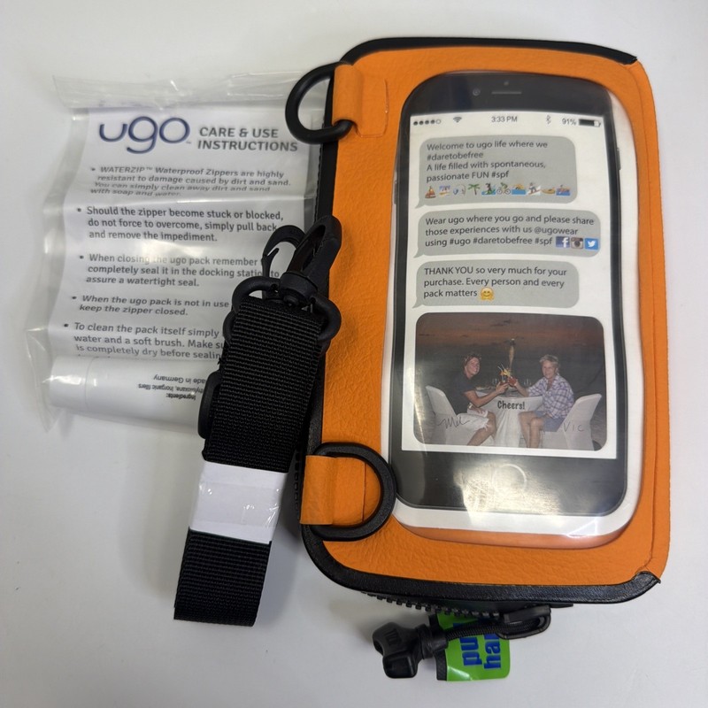 UNUSED UGO Phone Dry Bag Waterproof Includes Strap