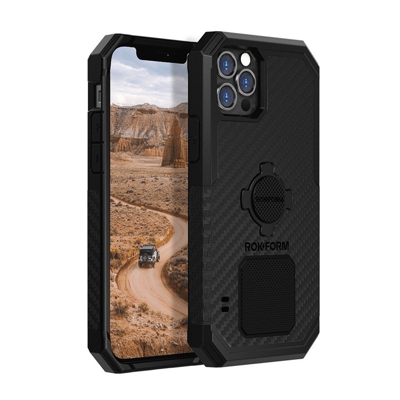 ROKFORM Rugged iPhone 12 Case Magnetic Twist Lock Military Grade Black NEW