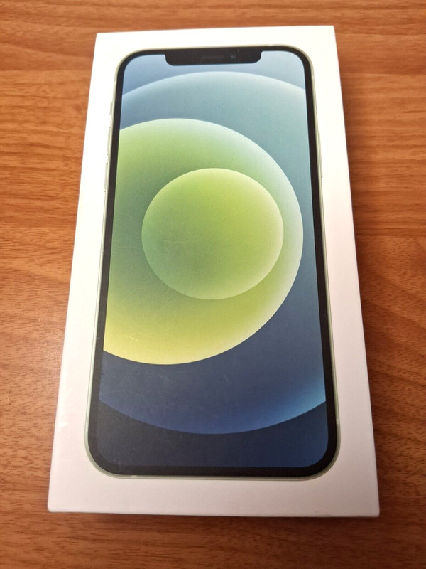 Apple iPhone 12 64GB Green MGHA3LL/A w/ Sticker and Tool EMPTY BOX