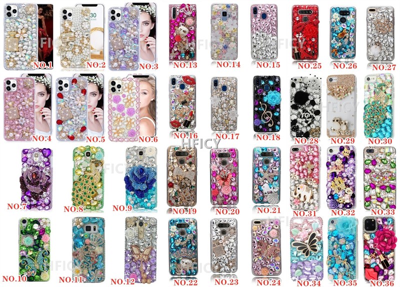 For Samsung Galaxy A13 A14 A53 A23 A54 A34 A03S A04E Case Bling Sparkly Cover gallery