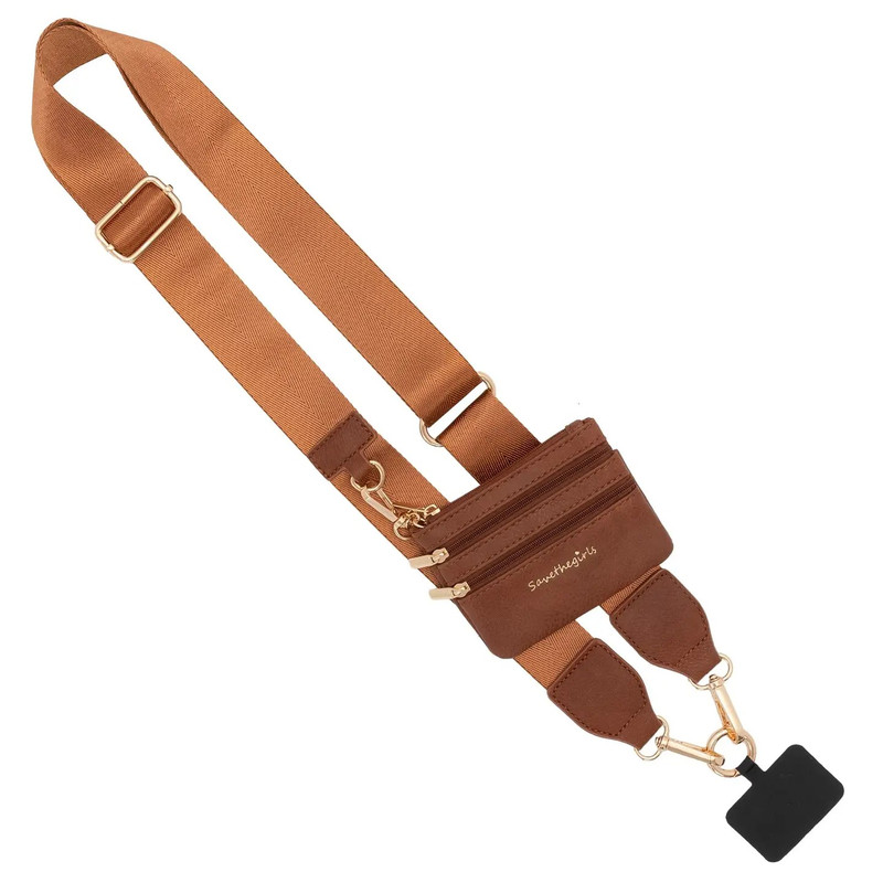 Save the Girls Clip & Go Crossbody Strap with Pouch - Solid Collection gallery