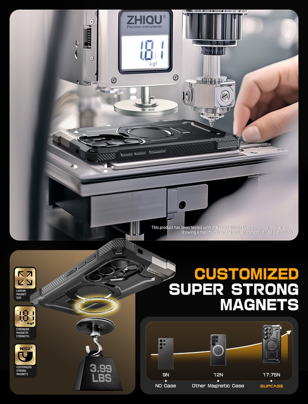 For Samsung Galaxy S25Ultra, SUPCASE Strong Magnetic Case Protective Stand Cover gallery