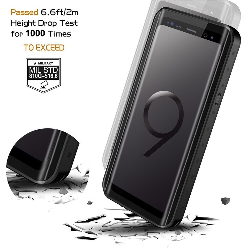 For Samsung Galaxy S9 / S9 Plus Waterproof Case Cover Built-in Screen Protector gallery
