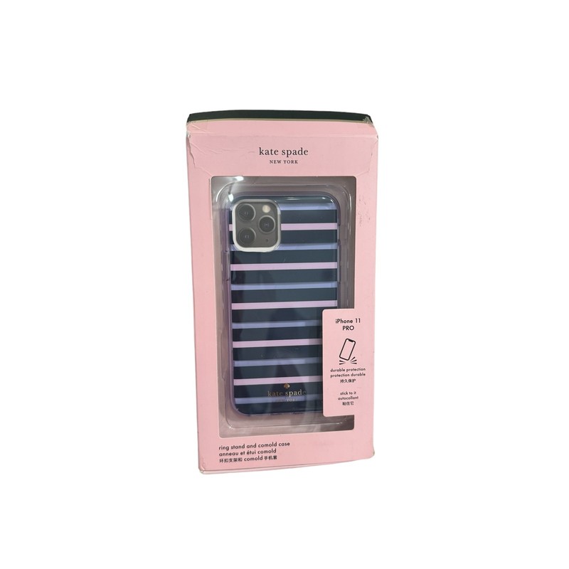 Kate Spade iphone 11 Pro stripe phone case (damaged)