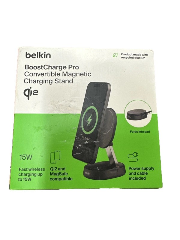 💪⚡️Belkin 15W BoostCharge Pro Convertible Magnetic Charging Stand MagSafe