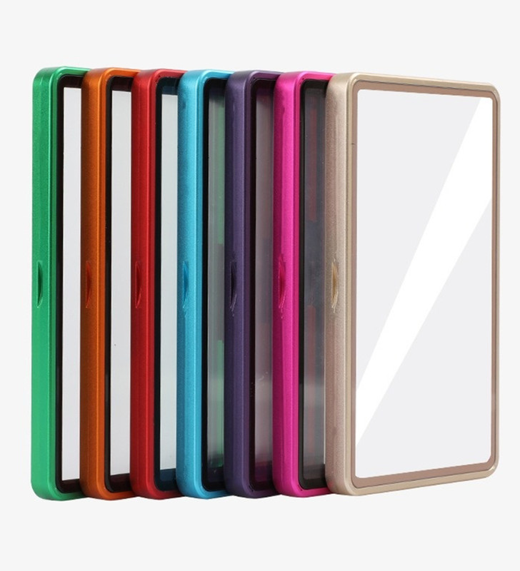 Precise-Fitting Anti-Slip Shell Metal Glass Magnetic Case for PSA/CGC 35PT Cards gallery