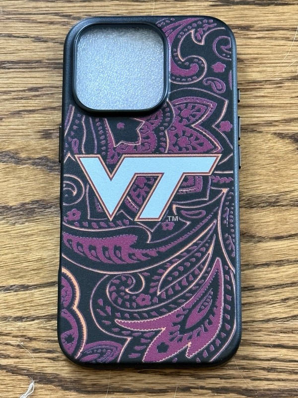 Virginia Tech Hokies Keyscaper Paisley Magnetic Bump Case: IPhone 16 Pro New gallery