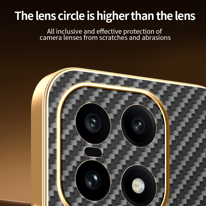 For OnePlus 15 13R 12 11 Luxury Carbon Fiber Electroplated Bumper Soft Case gallery