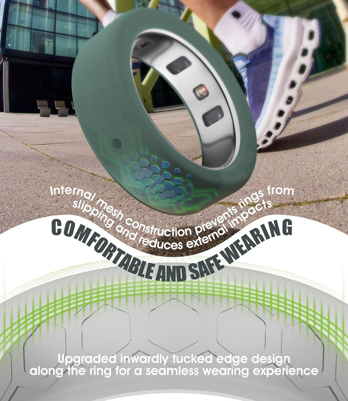 15 Pack Ring Cover Compatible with Oura Ring 4 Gen 4/4 Ceramic/Gen 3 Ultra-Thin gallery
