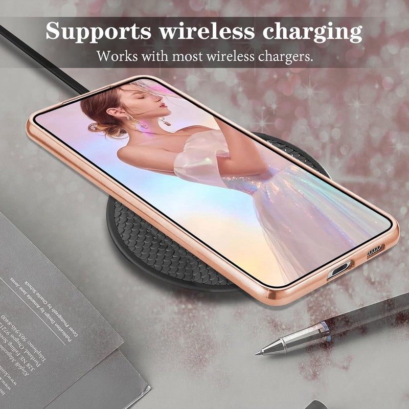 For Samsung A15 A14 A13 A25 A35 A53 A54 Shockproof Bling Sparkly TPU Case Cover gallery